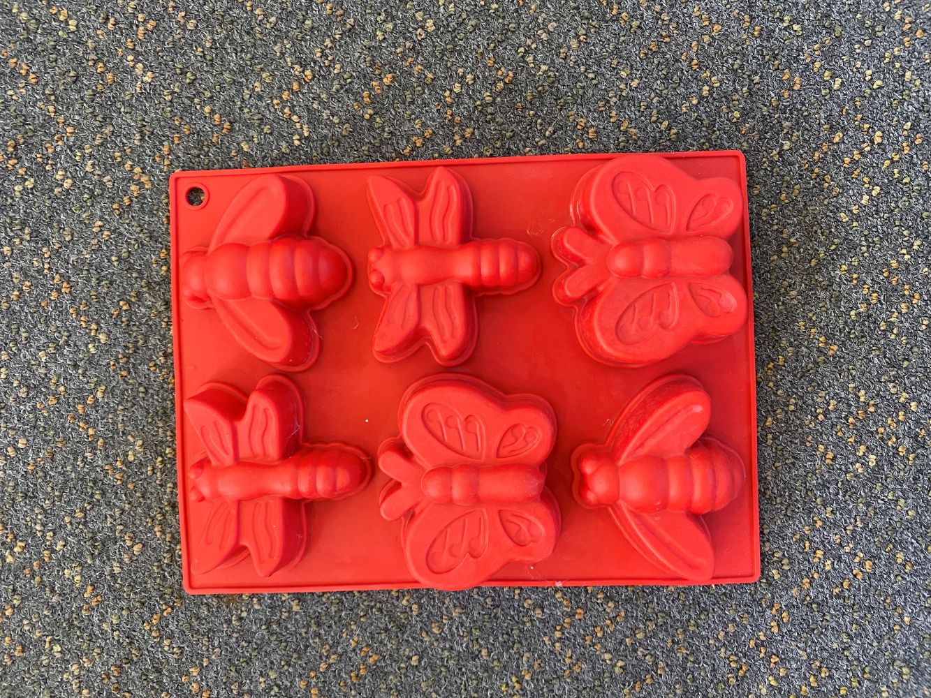 Silicone flying insect mould