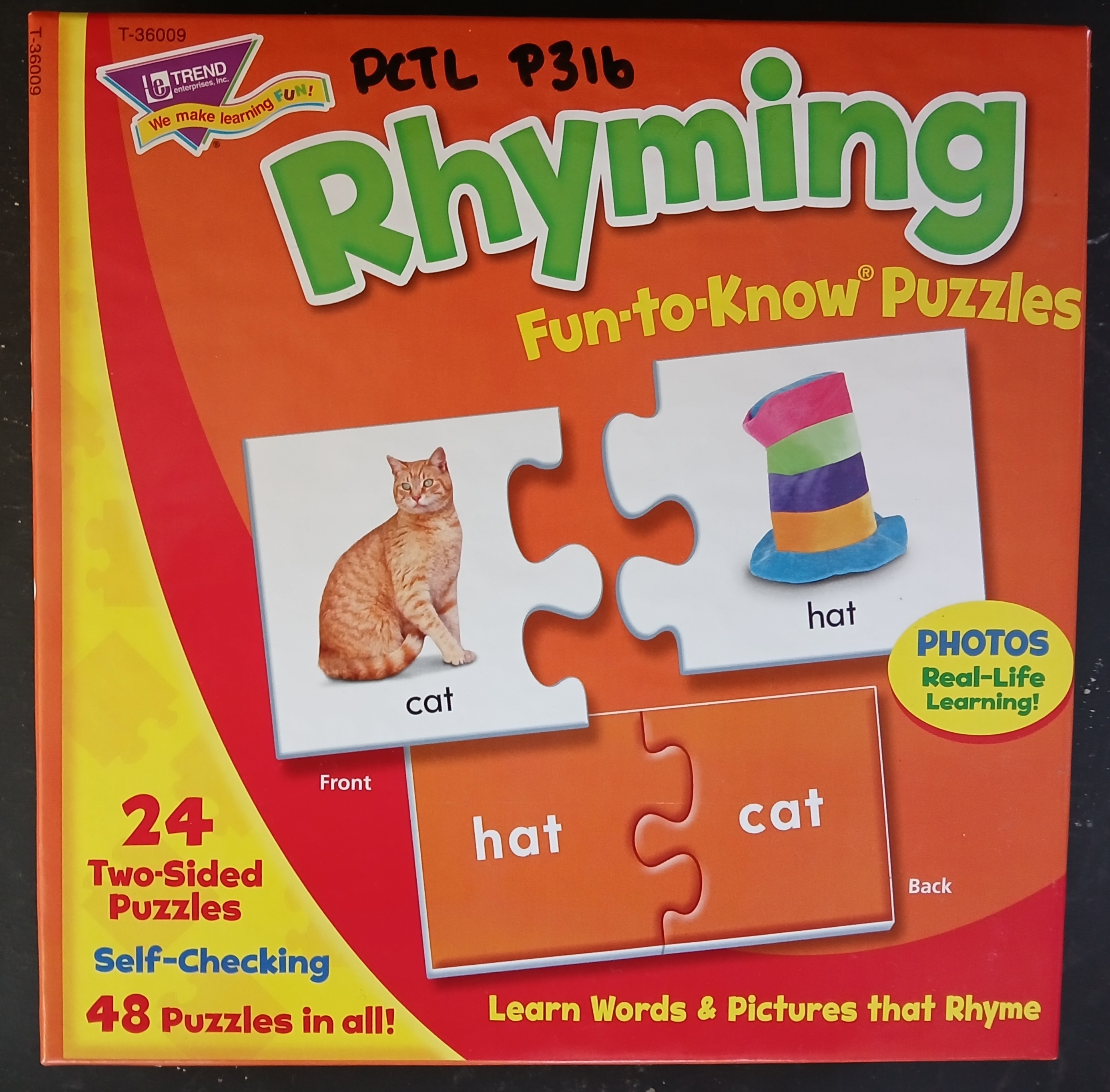 Rhyming Fun-to-Know Puzzle